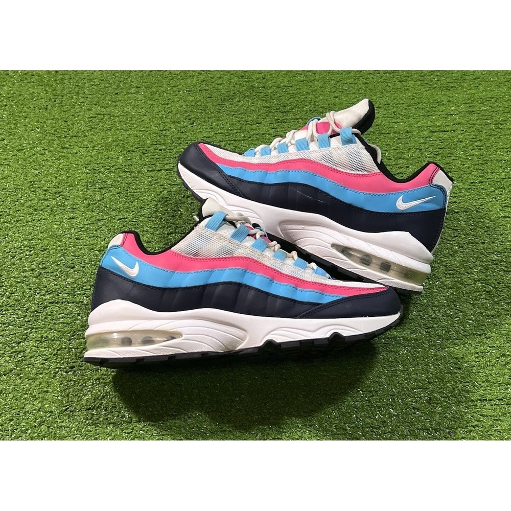 Nike Air Max 95 Womens SZ 8.5 Blackened Blue Watermelon Pink Retro Running Shoes
